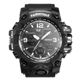 Mark Fairwhale FW-4230 Urban Tactical Electronic Watch - Electronic Watch with World Time Zones