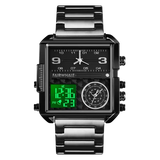 Mark Fairwhale FW-4270 RECTVOR - Men’s Rectangular Chronograph Quartz Watch - Chronograph Quartz Watch