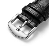 Mark Fairwhale FW-6031 LUMETHER - Men’s Genuine Leather Strap Watch with Luminous Hands