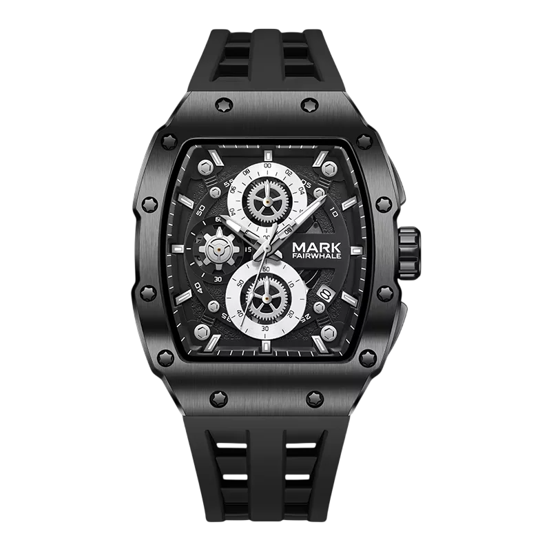 MARK FAIRWHALE FW-5980 TONIX - Men's Tonneau Chronograph Sports Watch