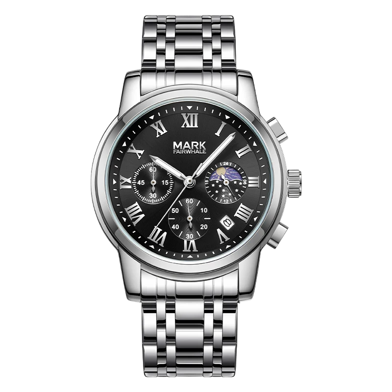 Mark Fairwhale FW-5058 ASTERON - Men’s Chronograph Moon Phase Watch