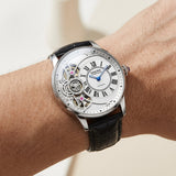 Mark Fairwhale FW-6031 LUMETHER - Men’s Genuine Leather Strap Watch with Luminous Hands