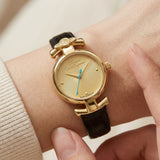 Mark Fairwhale FW-3900 ELVAROSE – Women’s Quartz Leather Strap Watch