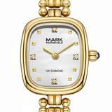 Mark Fairwhale FW-3060 LUMEA - Women’s Luxury Gold Rectangle Watch