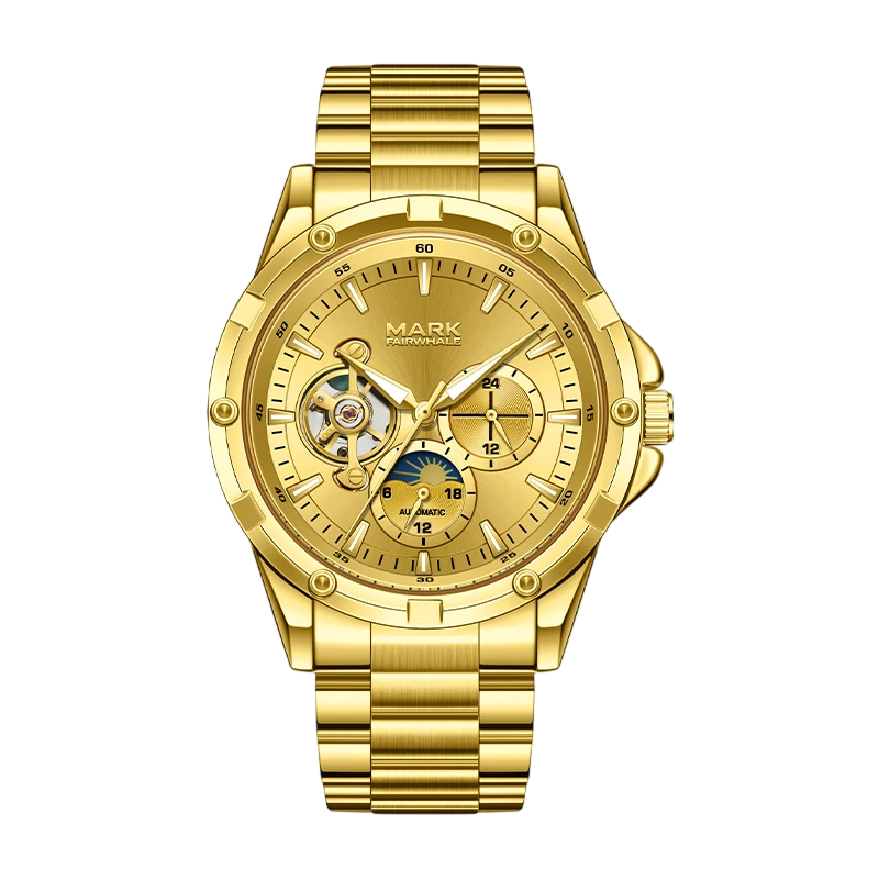 Mark Fairwhale FW-6024 STEELMOR - Men’s Automatic Mechanical Stainless Steel Strap Watch