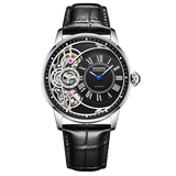 Mark Fairwhale FW-6031 LUMETHER - Men’s Genuine Leather Strap Watch with Luminous Hands