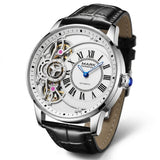 Mark Fairwhale FW-6031 LUMETHER - Men’s Genuine Leather Strap Watch with Luminous Hands