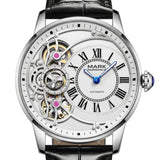 Mark Fairwhale FW-6031 LUMETHER - Men’s Genuine Leather Strap Watch with Luminous Hands