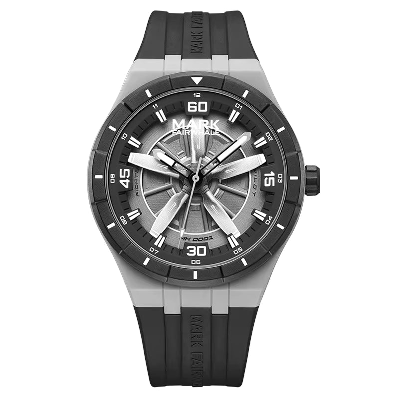 Mark Fairwhale FW-5050 AEROFORCE - Men’s Quartz Watch - Turbine Dial