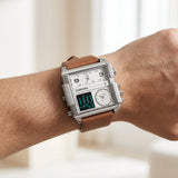 Mark Fairwhale FW-4270 MILITRAX - Men’s Square Military Chronograph Watch