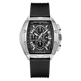 Mark Fairwhale FW-6590 RUBBER - Tonneau Chronograph Watch - Sporty Red