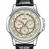 Mark Fairwhale FW-5018 LEATHVEX - Men’s Quartz Leather Strap Watch