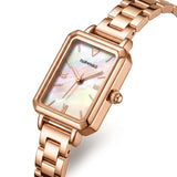 Mark Fairwhale FW-3550 VERDÉLIA – Women’s Square Green Quartz Fashion Watch
