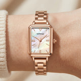 Mark Fairwhale FW-3550 VERDÉLIA – Women’s Square Green Quartz Fashion Watch
