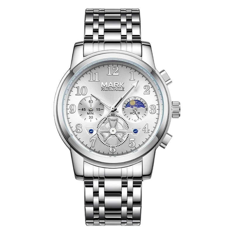 Mark Fairwhale FW-5059 ORVEX - Men’s Quartz Moon Phase Watch
