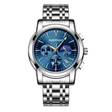 FAIRWHALE FW-5630 LUNARYS - Men’s Moon Phase Watch with Auto Date & Stainless Steel Strap