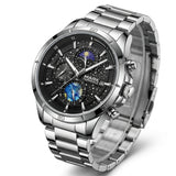 Mark Fairwhale FW-5022 VELTRONIX - Men’s Luxury Chronograph Watch with Stainless Steel Strap