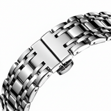 Mark Fairwhale  FW-5036 NEXORA– Men’s Multi-Function Quartz Watch with Roman Dial & Stainless Steel Bracelet