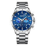 Mark Fairwhale FW-5870 ASTRIX – Men's Starry Sky Chronograph Watch - Celestial Design