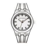 Mark Fairwhale FW-5110 2D SKETCH Watch - Minimalist Black & White Design