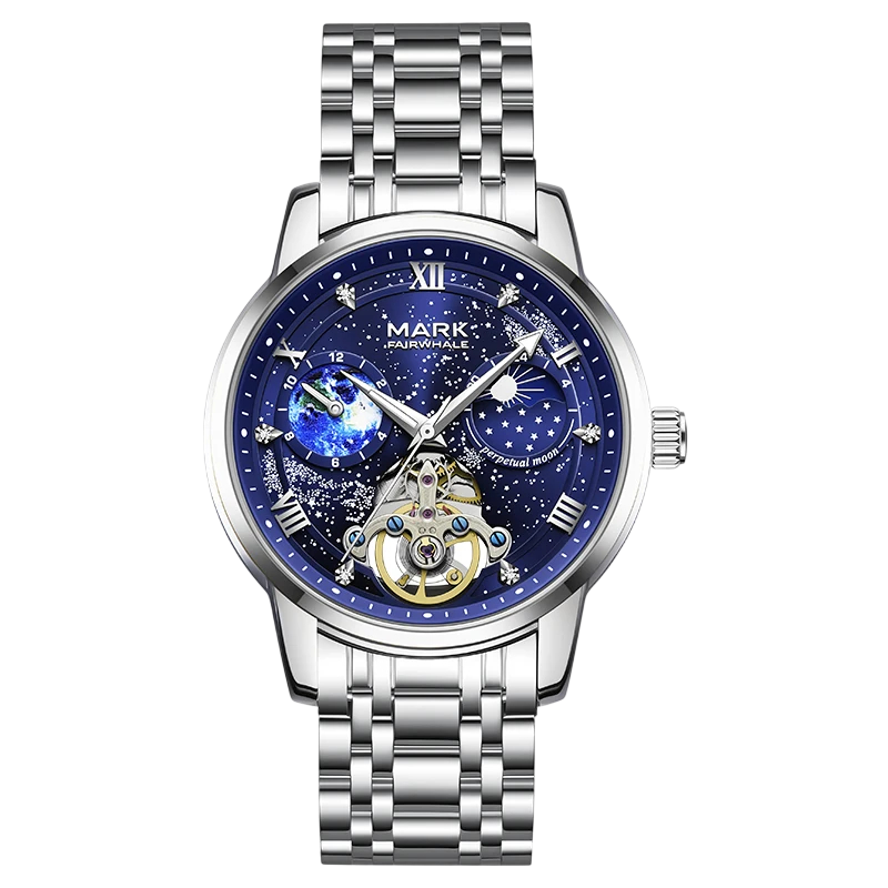 Mark Fairwhale FW-6055 LUMIVEX - Men’s Automatic Mechanical Chronograph Watch
