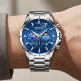 Mark Fairwhale FW-5870 ASTRIX – Men's Starry Sky Chronograph Watch - Celestial Design