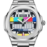 Mark Fairwhale FW-5210 Retro TV Dial Design Watch