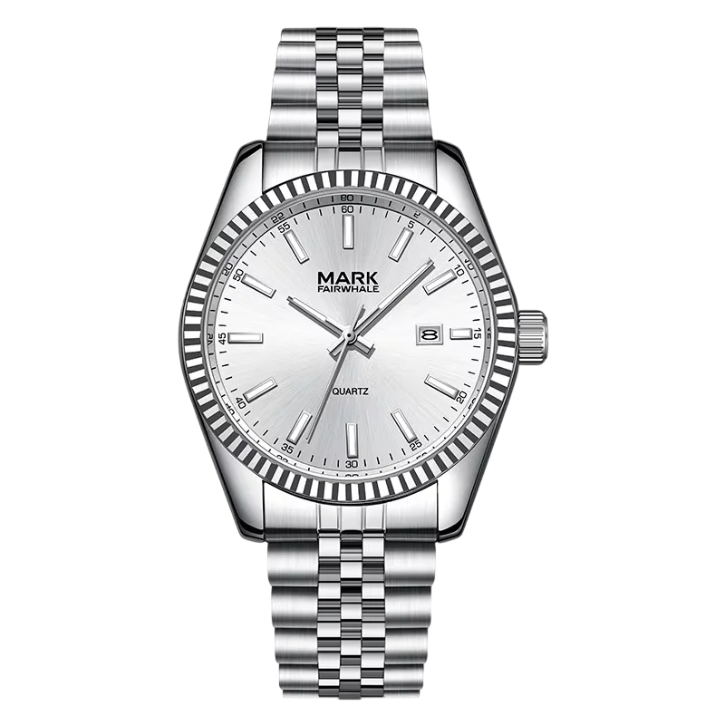 Mark Fairwhale FW-5017 VELUXOR – Men’s Luxury Quartz Watch with Auto Date & Stainless Steel Case