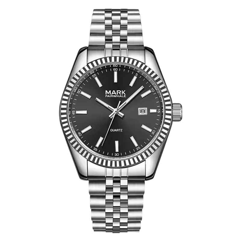 Mark Fairwhale FW-5017 VELUXOR – Men’s Luxury Quartz Watch with Auto Date & Stainless Steel Case