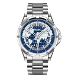 MARK FAIRWHALE FW-5130 CLASSIFOR - Quartz Watch World Dial & Luminous - Stainless Steel Design