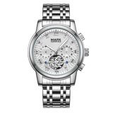 Mark Fairwhale  FW-5036 NEXORA– Men’s Multi-Function Quartz Watch with Roman Dial & Stainless Steel Bracelet