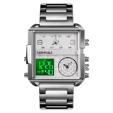 Mark Fairwhale FW-4270 RECTVOR - Men’s Rectangular Chronograph Quartz Watch - Chronograph Quartz Watch