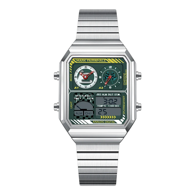 Mark Fairwhale FW-4460 RECTRONIX - Men’s Digital Chronograph Sport Watch