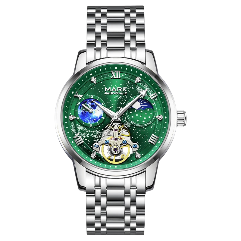 Mark Fairwhale FW-6055 LUMIVEX - Men’s Automatic Mechanical Chronograph Watch