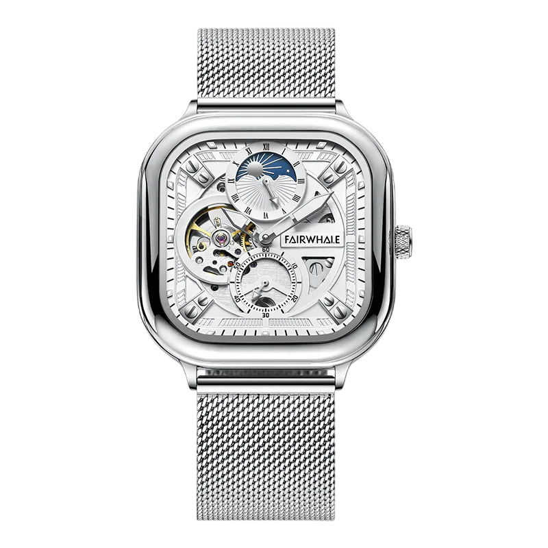 Mark Fairwhale FW-6290 ANERION - Men’s Moon Phase Automatic Watch - Celestial Timepiece