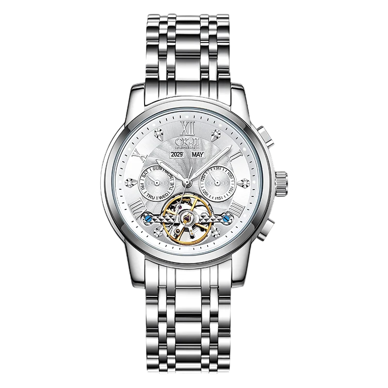 Mark Fairwhale FW-6028 CHRONOLUX - Men’s Automatic Mechanical Luminous Chronograph Watch
