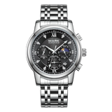 Mark Fairwhale 5180 TRINOMA – Men’s Stainless Steel Business Quartz Watch