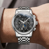 Mark Fairwhale FW-6018 LUNEVAR - Men’s Automatic Moon Phase Elegance Watch
