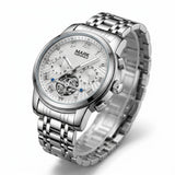 Mark Fairwhale  FW-5036 NEXORA– Men’s Multi-Function Quartz Watch with Roman Dial & Stainless Steel Bracelet