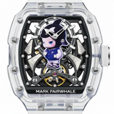 Mark Fairwhale FW-6780 LUXIUM - Men’s Automatic Skeleton Transparent Watch with Sapphire Crystal