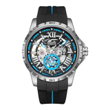 Mark Fairwhale FW-6007 CHRONOFLEX - Men’s Automatic Chronograph Watch with Silicone Strap