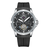 Mark Fairwhale FW-6008 POLARION - Men’s Skeleton Automatic Watch White Strap Edition