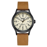 Mark Fairwhale FW-5079 BRAVEROX - Men’s Waterproof Brown Leather Watch