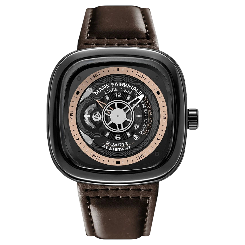 Mark Fairwhale FW-5052 QUADREX - Men’s Square Design Quartz Watch
