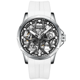 Mark Fairwhale FW-6800 AURENX - Men’s Semi-Skeleton Automatic Stainless Steel Watch