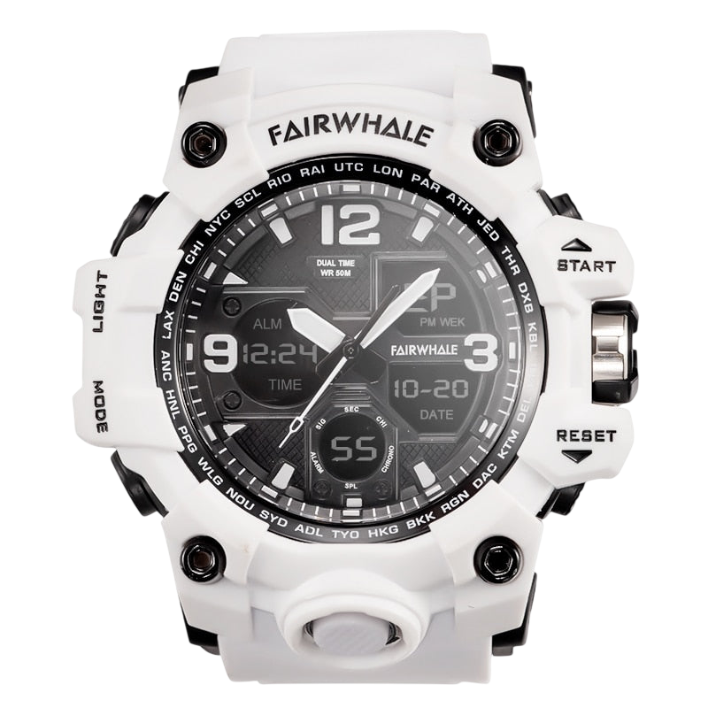 Mark Fairwhale FW-4230 Urban Tactical Electronic Watch - Electronic Watch with World Time Zones
