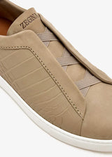 Croc Leather Triple Stitch SecondSkin