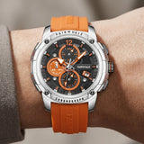 Mark Fairwhale FW-4360 REFUSIO - Men’s Sport Chronograph Watch with Silicone Strap