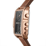 Mark Fairwhale FW-4380 QUADRA - Retro Square Men’s Quartz Watch - Vintage Style