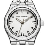 Mark Fairwhale FW-5110 2D SKETCH Watch - Minimalist Black & White Design